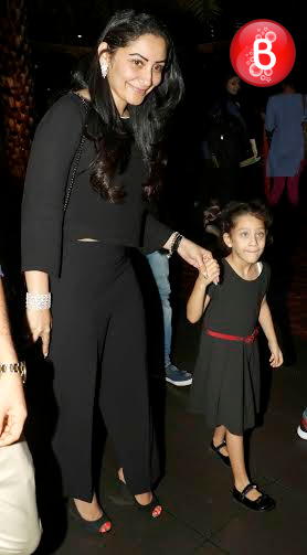 Maanayata Dutt and Iqra Dutt snapped in Bandra