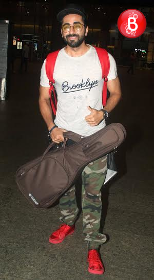 Ayushmann Khurrana snapped at airport