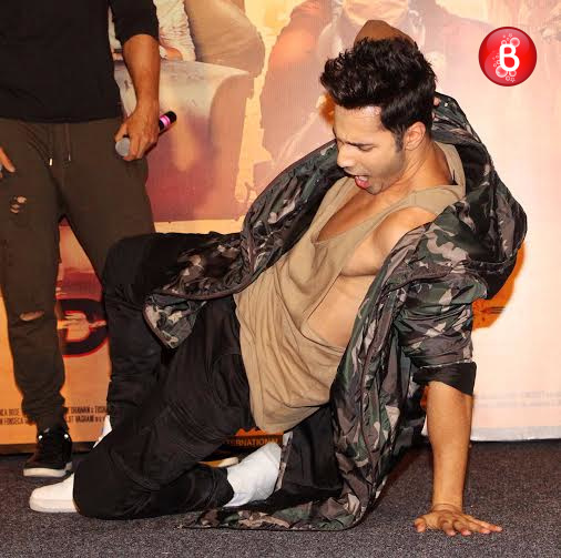 John Abraham and Varun Dhawan at 'Dishoom' promotions event