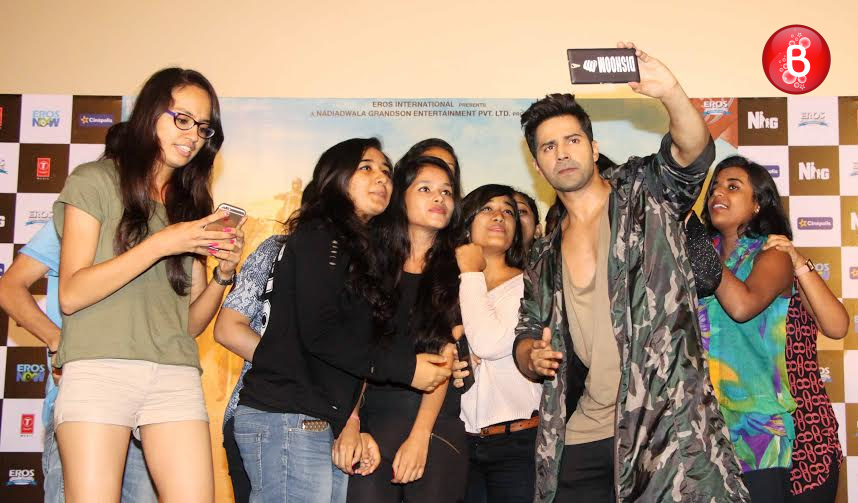 John Abraham and Varun Dhawan at 'Dishoom' promotions event