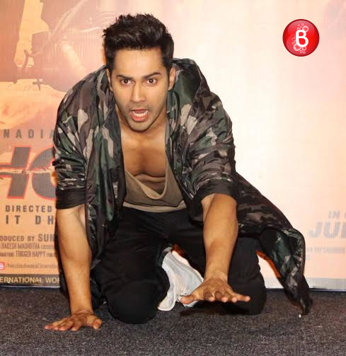 John Abraham and Varun Dhawan at 'Dishoom' promotions event