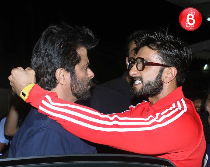 Anil Kapoor and Ranveer Singh at the screening of '24'