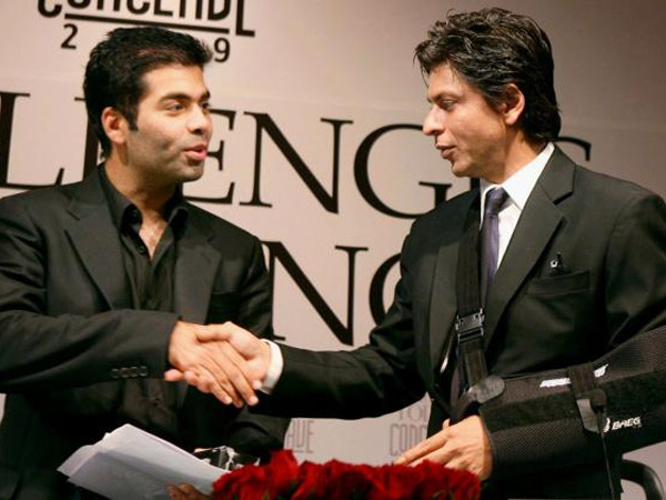 Shah Rukh Khan and Karan Johar