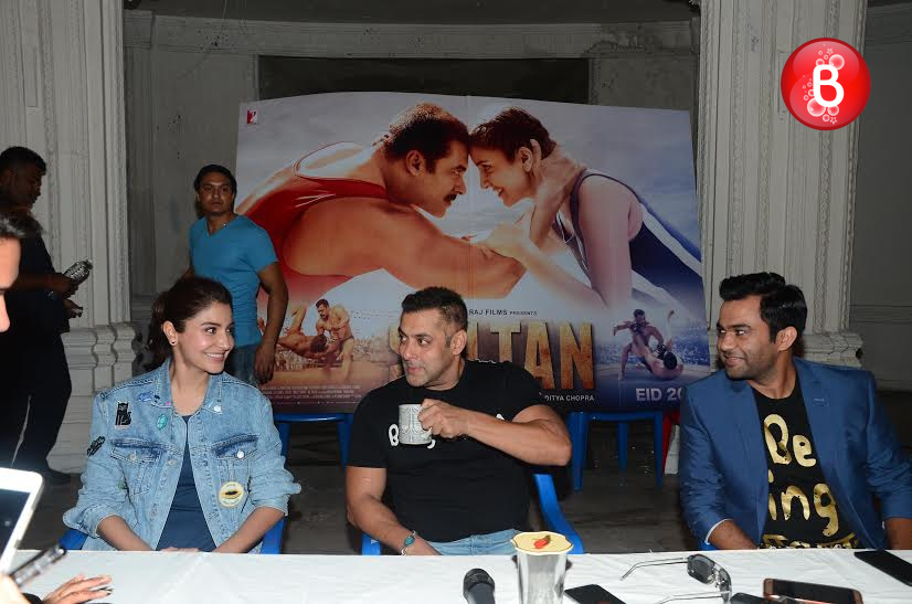 Salman Khan and Anushka Sharma at 'Sultan' success press conference
