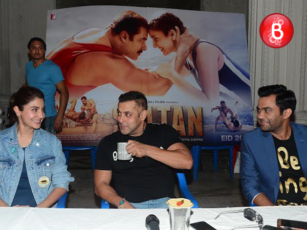 Salman Khan and Anushka Sharma at 'Sultan' success press conference
