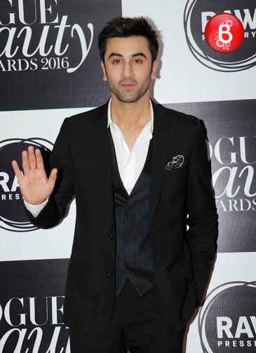 Ranbir Kapoor snapped at Vogue Beauty Awards 2016
