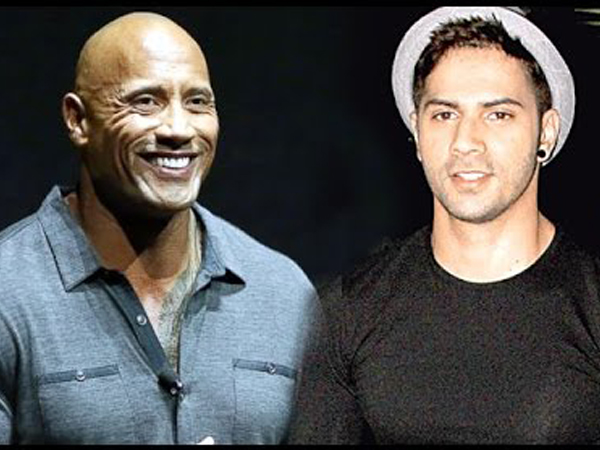 Varun Dhawan, Dwayne Johnson