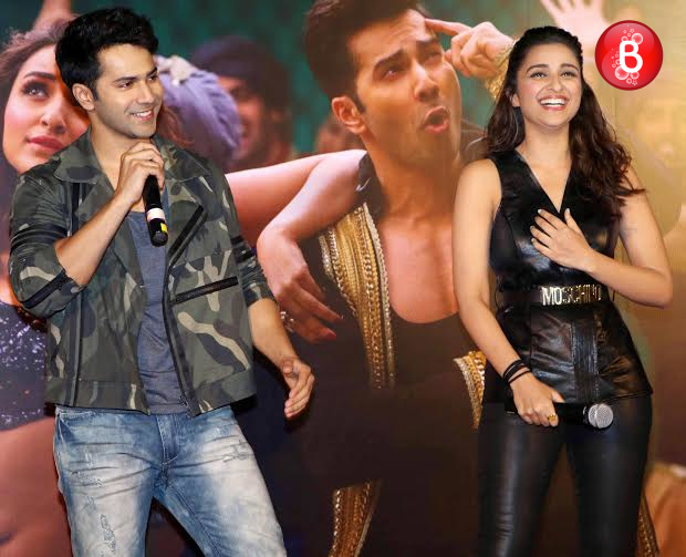 Varun Dhawan and Parineeti Chopra at 'Jaaneman Aah' song launch