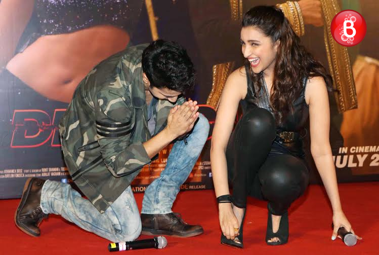 Varun Dhawan and Parineeti Chopra at 'Jaaneman Aah' song launch