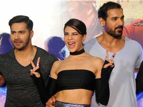 Varun Dhawan, Jacqueline Fernandez and John Abraham