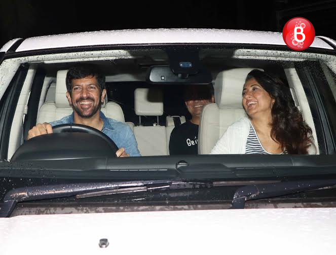 Kabir Khan and Mini Mathur at 'Sultan' screening