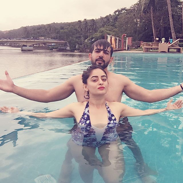 Jay Bhanushali and Mahhi Vij