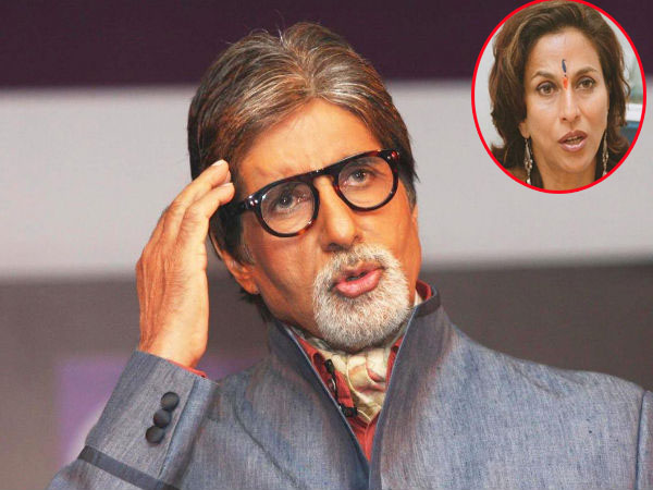 Amitabh Bachchan takes a clever dig at Shobhaa De on Twitter