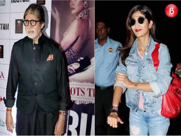 Amitabh Bachchan and Shilpa Shetty