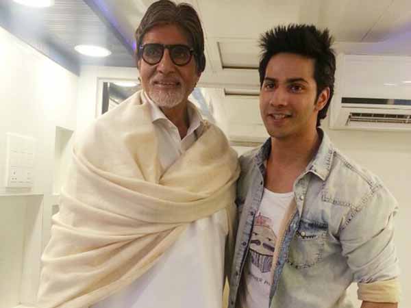 Amitabh Bachchan and Varun Dhawan