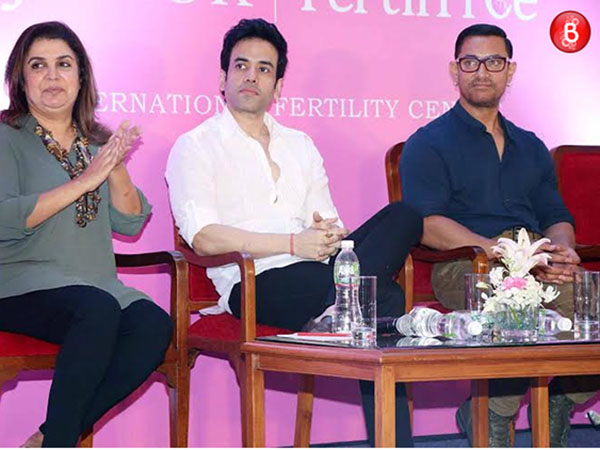 Farah Khan, Aamir Khan, Tusshar Kapoor