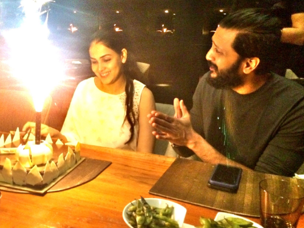 Genelia Deshmukh and Riteish Deshmukh