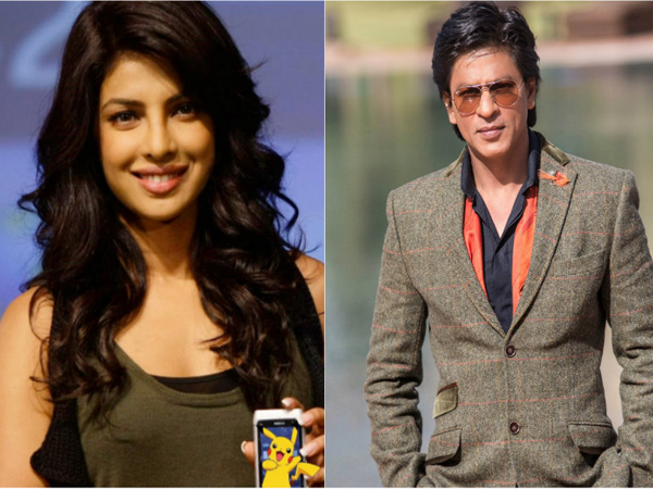 Priyanka Chopra and Shah Rukh Khan