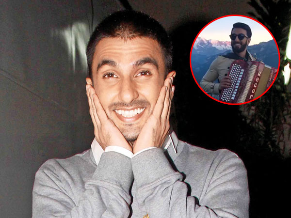 Ranveer Singh singing Pardesi Pardesi