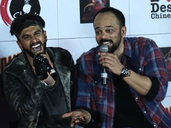 Rohit Shetty and Ranveer Singh