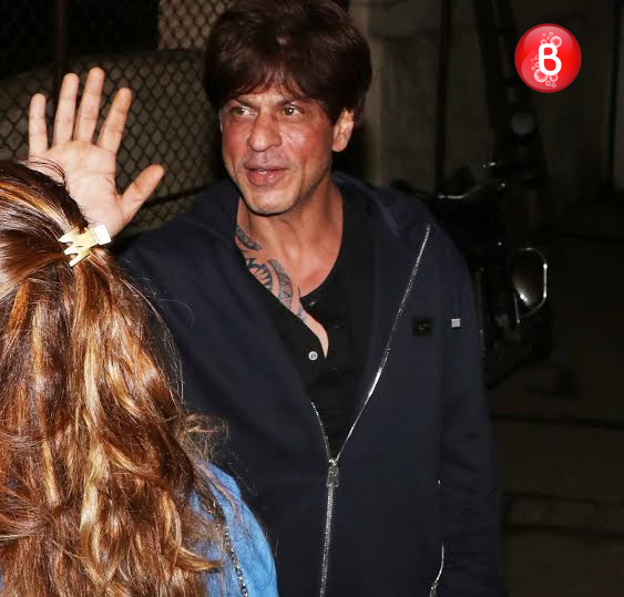 Shah Rukh Khan with a tattoo