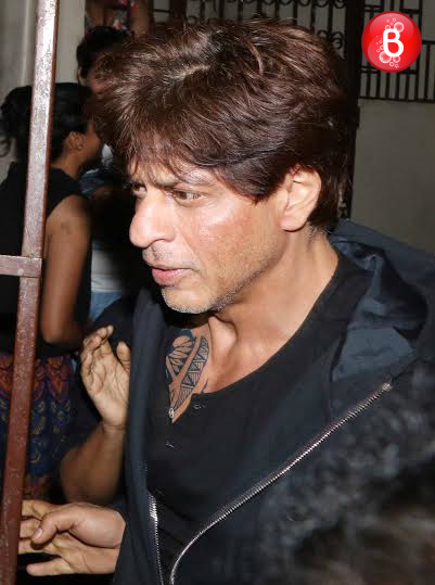 Shah Rukh Khan with a tattoo