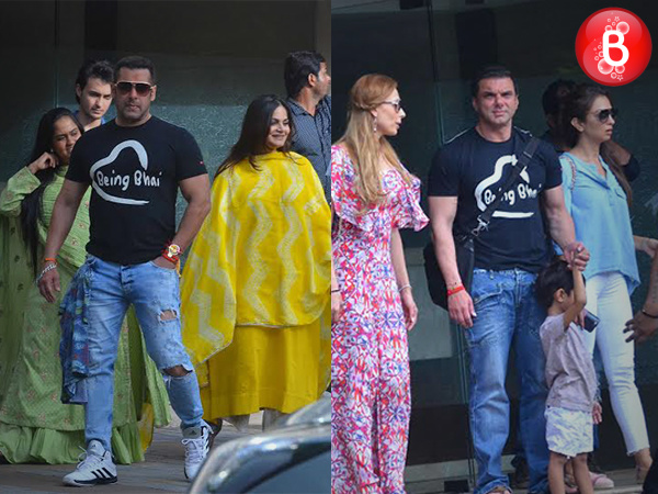 Salman Khan and Iulia Vantur celebrate Raksha Bandhan with the former's family