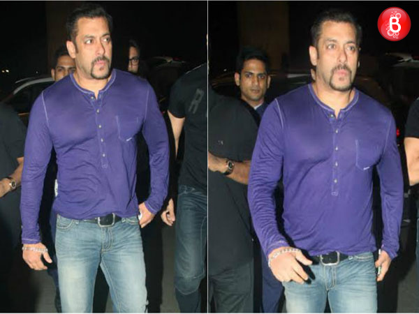 Salman Khan spotted at airport