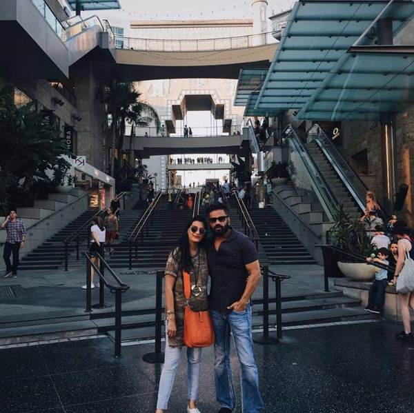 Suniel Shetty and wife Mana Shetty