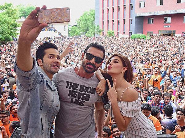 Varun Dhawan, John Abraham and Jacqueline Fernandez