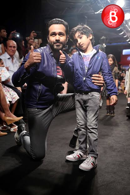 Emraan Hashmi with son Ayaan Hashmi