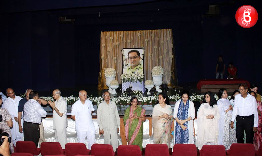 Rajjat Barjatya's prayer meet