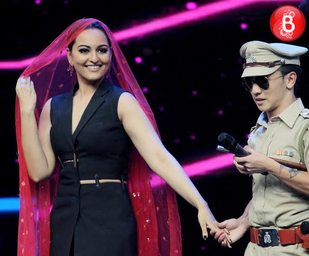 Sonakshi Sinha at promotions of her movie 'Akira'