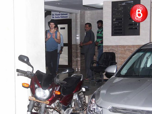 SNAPPED: Tiger Shroff outside rumoured ladylove Disha Patani's residence