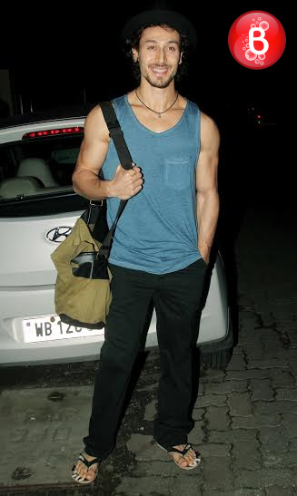 Tiger Shroff spotted outside Disha Patani’s residence