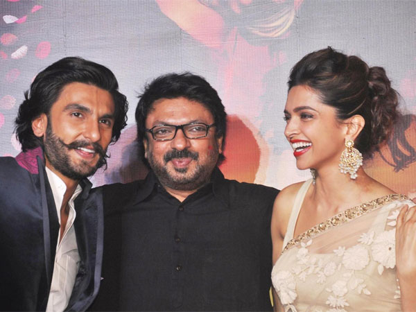 Sanjay Leela Bhansali, Ranveer Singh and Deepika Padukone