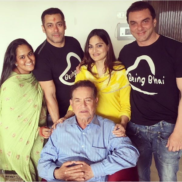 Salman Khan celebrates Raksha Bandhan with family and ladylove Iulia Vantur