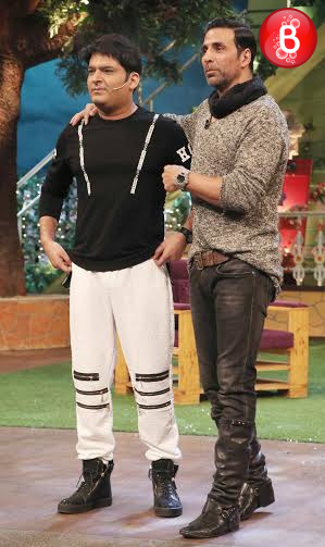 Akshay Kumar at promotions of 'Rustom'