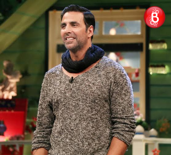 Akshay Kumar at promotions of 'Rustom'