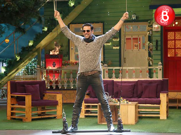 Akshay Kumar at promotions of 'Rustom'