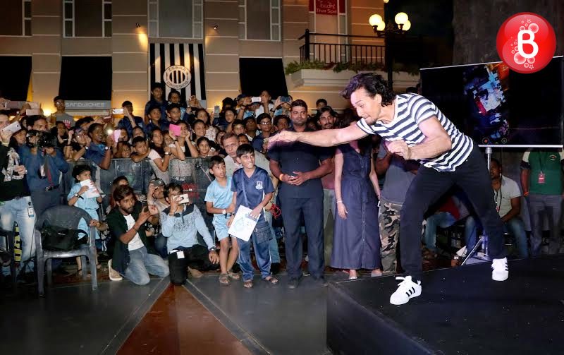 Tiger Shroff and Remo D'Souza at promotions of 'A Flying Jatt'