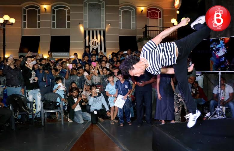 Tiger Shroff and Remo D'Souza at promotions of 'A Flying Jatt'