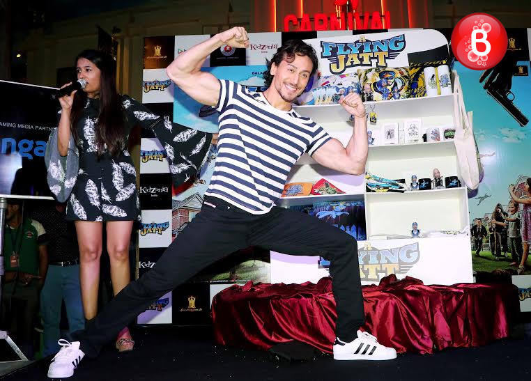 Tiger Shroff at promotions of 'A Flying Jatt'