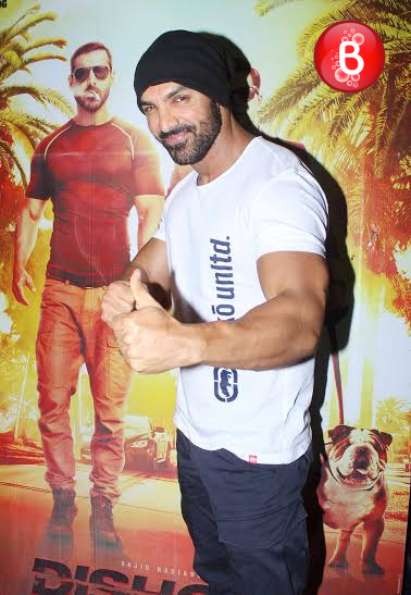John Abraham snapped in Gaiety Galaxy theatre