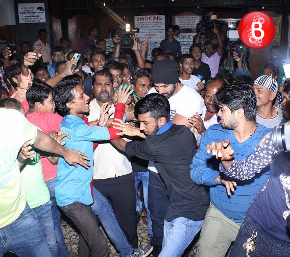 John Abraham snapped in Gaiety Galaxy theatre