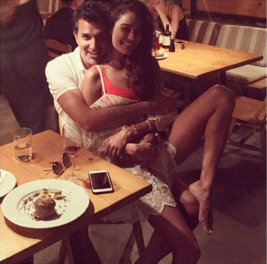 Lisa Haydon with Boyfriend
