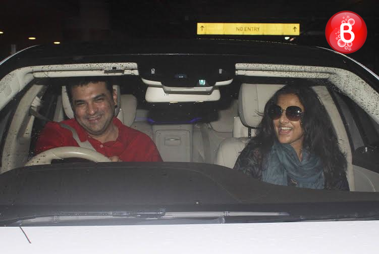 Vidya Balan and Siddharth Roy Kapur snapped together at airport