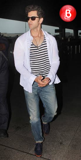Hrithik Roshan snapped at airport