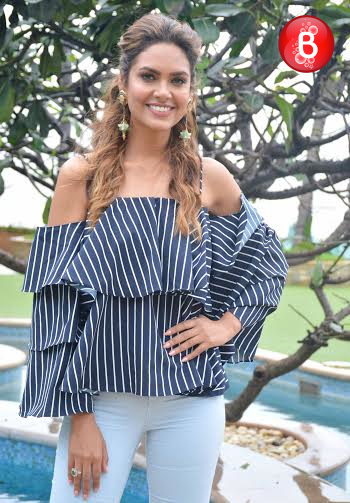 Esha Gupta at promotions of 'Rustom'