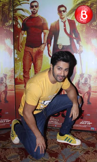 Varun Dhawan spotted enjoying at a suburban hotel